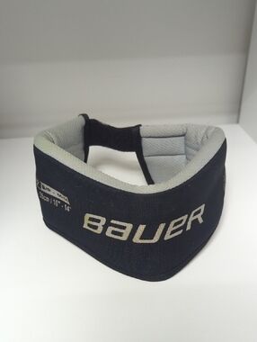 Bauer Black and Light Grey Neck Guard